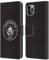 Head Case Designs Officially Licensed Manchester City Man City FC Black White Mono Badge Leather Wallet Case Compatible With Apple iPhone 11 Pro Max