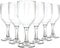 JMIATRY Large Plastic Wine Glasses Set of 6, 350ml/12.3oz Plastic Wine Glasses Reusable, Unbreakable Shatterproof Clear Red Wines Glass for Christmas, Birthday Party and Daily Use