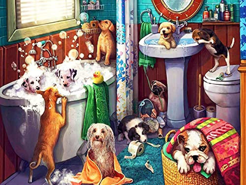 YJPZZG Lernpuzzle mit 3000 Teilen, warmes Haus, die besten 3D-Puzzles für Kleinkinder, fertige Größe 122 x 81 cm