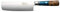 Katana Saya Elements 18 cm Nakiri Knife, Ocean Blue - High Carbon VG-10 Damascus Steel for Extreme Toughness & Sharpness – Natural Olivewood & Resin Handle