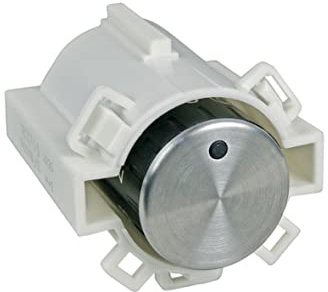 easyPART Kompatibel/Ersatz für BOSCH 00612516 Knebel Knopf Drehgriff Drehknopf Schalter Backofenschalter Wahlschalter schwarz/silber Backofen Herd Ofen Siemens 612516 HE30AB530 HE30GB530 HE73BD531