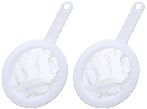 UUYYEO 2 Pcs Aquarium Baby Sole Garnelen Net Sieb Eierschale Separator Artemia Auffangnetz 80 Mesh 200 Mesh für Salzlake Shrimp Hatchery