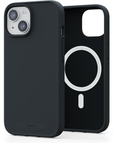 Njord Collections 100% GRS Phone Case, Compatible with iPhone 15 Pro, Recycled Plastic, Durable Phone Case, 2m Drop Protection, Mag Compatible, Gray