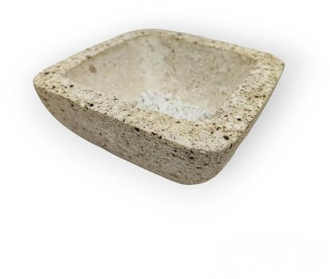 Stein Design Manufaktur Naturstein Blumentopf Sukkulenten Töpfe Kaktus Pflanzgefäße Beton Töpfe Bonsai Übertopf Quadratisch Klein