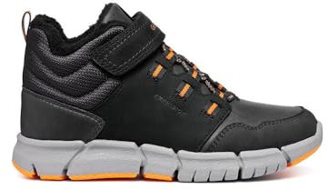 Geox J Flexyper Boy B Abx Ankle Boot, Black/Navy, 37 EU