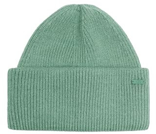 QS Damen 2159219 Mütze mit Umschlag, Blau Grün 6575, One Size