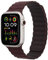 Correa de piel auténtica Crazy Horse para Apple Watch, 38 mm, 40 mm, 41 mm, 42 mm, 44 mm, 45 mm, 49 mm, magnética, Apple Watch, fácilmente extraíble para hombres y mujeres, iWatch Ultra/Ultra2 Series