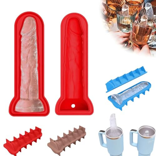 Adult Prank Ice Cube Mold for Stanley Cups,Novelty Silicone Ice Cube Molds,Personalized Ice DIY Mould,Reusable 20 30 40 Oz Ice Molds For Stanleys, For Cooling Cocktails, Whiskey, Drinks, Coffee