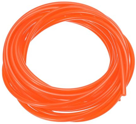 QUARKZMAN Courroies Rondes en Polyuréthane de 3 mm de Diamètre, 3 Mètres (10 Pieds) de Longueur, pour Transmission de Puissance (Surface Lisse, Orange)