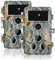Folgtek 2er Wildkamera 48MP 1296P HD Wildtierkamera Wasserdicht IP66 Nachtsicht & Bewegungsmelder für Jagd Wildbeobachtung Spiel Beobachtung (Grey 262)