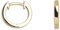 XENOX® Creolen - Damen Ohrringe aus hochwertigem 925/- Sterlingsilber | XS8658G