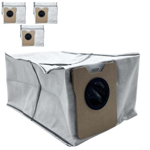 Entgoinggo Große Staubbeutel kompatibel mit Eufy Clean C20 mit robuster Dichtungstechnologie, Staubbeutel, große Kapazität, Staubsaugerbeutel, Ersatzteile (4 Stück)