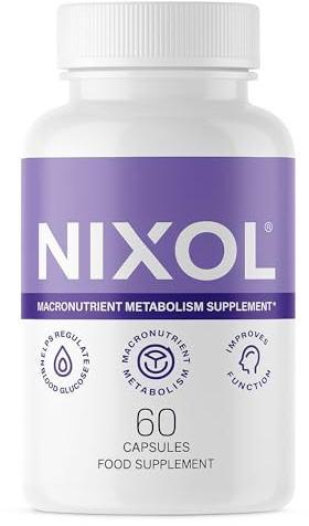 Nixol - All Natural/Weight Management Support - 60 Capsules - Vegan/New & Sealed