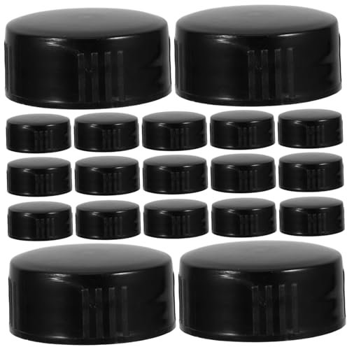 HAPINARY 24pcs Sturdy Essential Oil Bottle Caps Stylish Aromatherapy Inner Plug Lids for Secure Seal Replacement for Diffuser Bottles Tooth Design Durable Functional