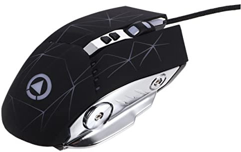 SEWACC Souris Gaming USB Filaire avec Lumière Respiratoire Colorée Sueur et Silencieuse Souris Ergonomique pour PC et Ordinateur Portable Dpi Réglables Jusqu