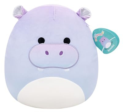 Squishmallows Original 12-Inch Benedict the Purple and Blue Hippo | Collectable Cute Plush Toy, Cuddly Toys for Children, Soft Toys, Cute Teddies Suitable for Girls and Boys Ages 3