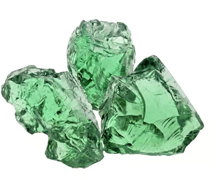 V-PREMIUM SOLUTION Gabionenglas Grün 10 kg (8-12 cm) – Große Glasbrocken für Gabionen & Springbrunnen | Garten-Deko, Frostsicher & Recycelt | Glassteine zur Dekoration