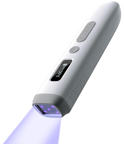 Lampe UV portable 308 nm rechargeable avec écran LCD pour une utilisation domestique et en voyage