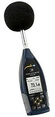 Schallpegelmesser PCE-428 Klasse II mit Oktavfilter bzw. 1/3 Oktavfilter zur Frequenzanalyse/USB Schnittstelle/Datenlogger/A, B, C, Z Bewertung/Fast, Slow und Impulsanalyse