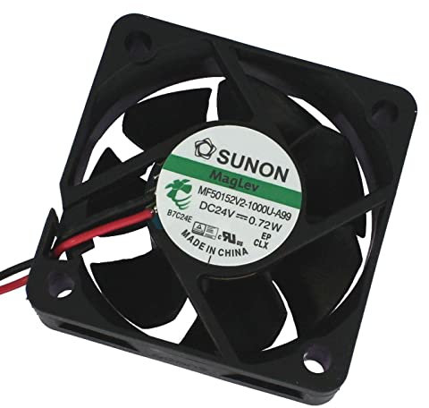 SUNON 24 V CC 0,65 W 50 x 50 x 15 mm 22,1 m³/h 5000 U/min 22,1 m³/h Sunon MF50152V21000UA99