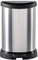 Curver Deco Bin 240568 Mülleimer 15 l (B x H x T) 303 x 448 x 268 mm Silber, Schwarz 1 St.
