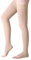 Wallfire Medizinische Kompressionsstrümpfe, 23-32mmHg Oberschenkel Stützstrümpfe für Damen Herren Relief Verhindern Krampfader (Color : Skin Color, Size : L)