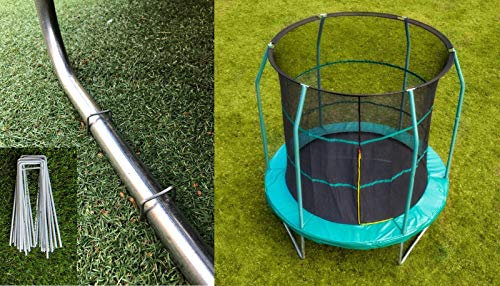 Trampoline Safety ground Pins pegs swing anchors ground Galvanised steel wind protection (50)