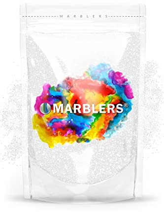 MARBLERS Twinkle Glitter [Glass White] 3oz (85g) | Fine | Non-Toxic, Vegan, Cruelty-Free | Face, Body, Eyeshadow, Hair, Festival, Party Makeup | Nail Art, Polish | Resin, Tumbler, Slime, Craft