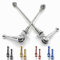 IMPALAPRO Bike Ultraleicht TITANIUM Fahrrad Schnellspanner Set - Schnellspanner Fahrrad - Schnellspanner Rennrad - Fahrrad Hinterachse - Steckachse Fahrrad - Schnellspanner Sicherung (silber)