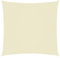 vidaXL Sonnensegel Wasserfest Sonnenschutz Windschutz Sonnendach UV Schutz Garten Terrasse Balkon Oxford-Gewebe Quadratisch 4x4m Creme