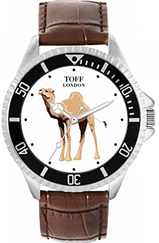 Toff London Camel Herren Armbanduhr 42mm Gehäuse Custom Design
