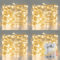 EAMBRITE 4 Pack Fairy Lights Battery Operated with 8 Modes 50 LEDs String Lights Silver Wire Music Sync Light Waterproof for Outdoor Decor, Indoor Wedding Party Bedroom Decorations (5.2m, Warm White)