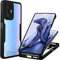 CENHUFO Hülle für Xiaomi 11T / 11T Pro, 360 Grad Schutzhülle mit Eingebautem Displayschutz Stoßfest Panzerhülle Case Bumper Cover Ganzkörper Handyhülle für Xiaomi Mi 11T 5G / 11T Pro 5G - Schwarz