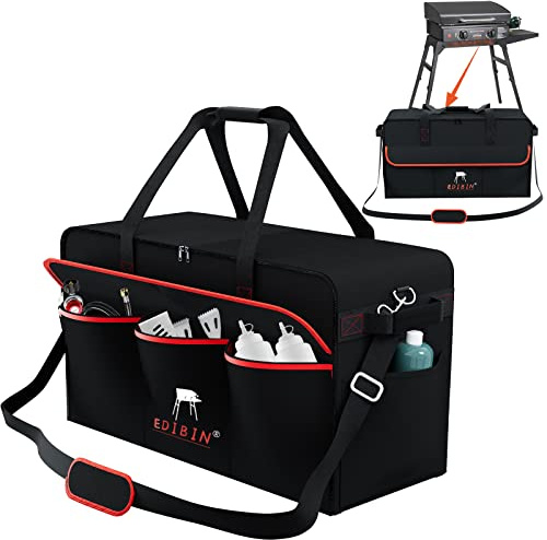 22 inch Griddle Carry Bag for Blackstone 17 Inch Grill & 22 Inch Griddle with Hood and Stand, 22 Tabletop Grill Carry Bag for Blackstone Models 1891 & 1814, Water-Resistant 22 Grill Carry Bag