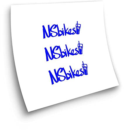 Aufkleber kompatibel mit Fahrrad NS Bikes Logo