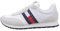 Tommy Jeans Zapatillas para Hombre Runner Sneaker Zapatillas de Deporte, Blanco (White), 41