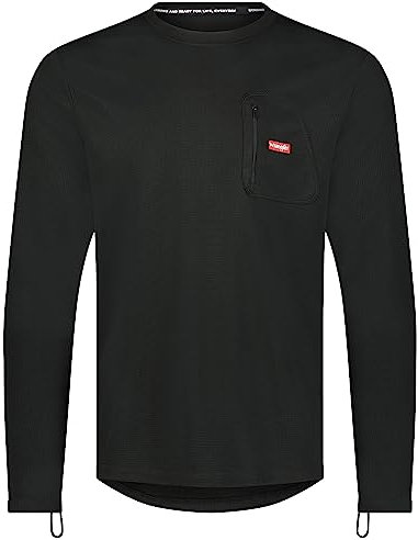 Wrangler - Herren Thermo-Langarmhemd - Schwarz, Thermo-Unterwäsche für Männer, Schwarz, Mittel