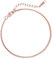 Filigranes Damen Armband aus Edelstahl • Silber Gold Rosé • Minimalistisches Armband • Armbänder für Frauen • Silberschmuck Gold-Schmuck • Feine Cuban Link Chain Armkette (Venetianer Design Rosé)
