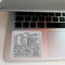 Shortcuts Sticker for Mac OS(Ventura/Monterey/Big Sur/Catalina/Mojave), Keyboard Shortcuts Sticker No-Residue Viny Sticker, Compatible with 13-16-inch MacBook Air/Pro