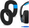 Geekria Ersatz-Ohrpolster für Sennheiser GSP 300, GSP 301, GSP 302, GSP 303, GSP 350, GSP 370, Ohrpolster, Headset-Ohrpolster, Reparaturteile (schwarz)