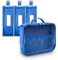 4 Pack Toy Organization Bag, Toy Storage Carry Case for Travel, Car Toy Organization Bag, Toy Storage Organizer for Building Bricks, Tiles, Toys, Games (blue, Medium)