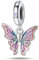 QIKAOLA Charm passt Halskette Armbänder für Frau 925 Sterling Silber Dangle Anhänger Perlen Pandora Charm Perlen für Armband Halskette