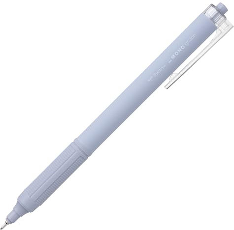 Tombow MONO graph Lite Kugelschreiber smokey blue – Präzise Nadelspitze, Geschmeidiges Schreiben, Ergonomischer Griff [BC-MGLE45-R15]