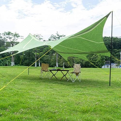Überdachungs-Zelt, das tragbare Blatt-Überdachungs-Zelt im Freien Camping Markise Picknick Sonnenschutz und regenfeste Pergola-Ausrüstung Überdachungs-Zelt Portable faltet