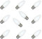Leuci 10 x Kerze Glühbirne 60W B22 opalisiert Glühbirnen B22 60 Watt Glühlampe Glühlampen B22d