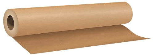 Rollo de papel para hornear - 200 metros x 38 cm - Papel para hornear - Recubierto de silicona por ambos lados - Marrón