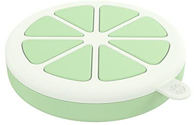 Qerwsdty Heladera de gel de sílice, alimento casero, molde de helado pequeño para congelación rápida con cubierta A