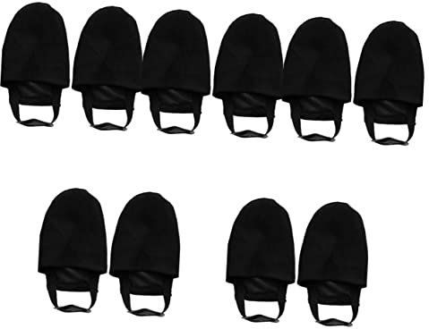 WOONEKY 5 Pairs Indoor Bowls Shoes Bowling Shoe Cover Bowling Slipping Mat Sports Supplies