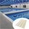 Pool-Ablaufgitter, Kunststoffrostabdeckung für Schwimmbadablauf, Überlaufgitter, Abflussabdeckung (weiß, 25 cm, 4 Stück)