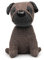 A2Z Pug Door Stopper Heavyweight Sand Filling Durable Stylish Cute Pug Dog Perfect Home Office Stuffed Animals Door Stopper Elegant Home Décor